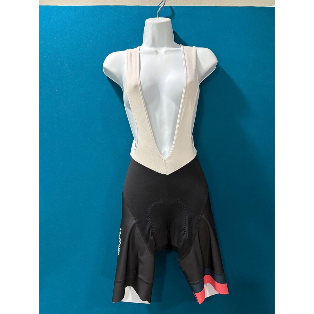 Men’s Black and Cream Cycling Bib Shorts